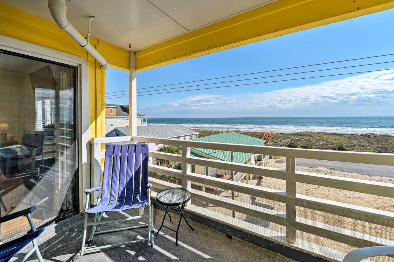 Breezy Beach Retreat With 180-Degree Ocean Views! Apartment แคโลไลนาบีช ภายนอก รูปภาพ