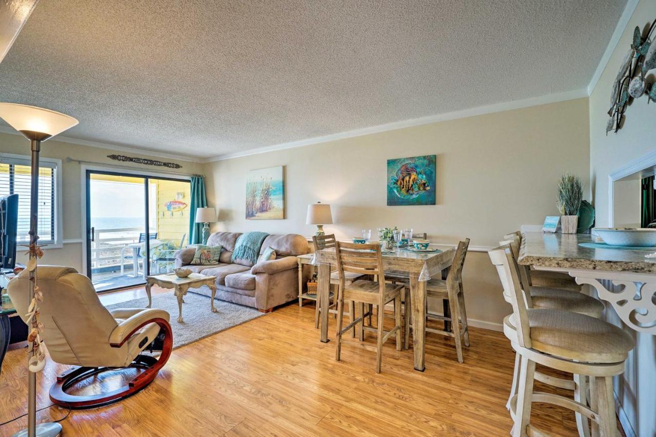 Breezy Beach Retreat With 180-Degree Ocean Views! Apartment แคโลไลนาบีช ภายนอก รูปภาพ