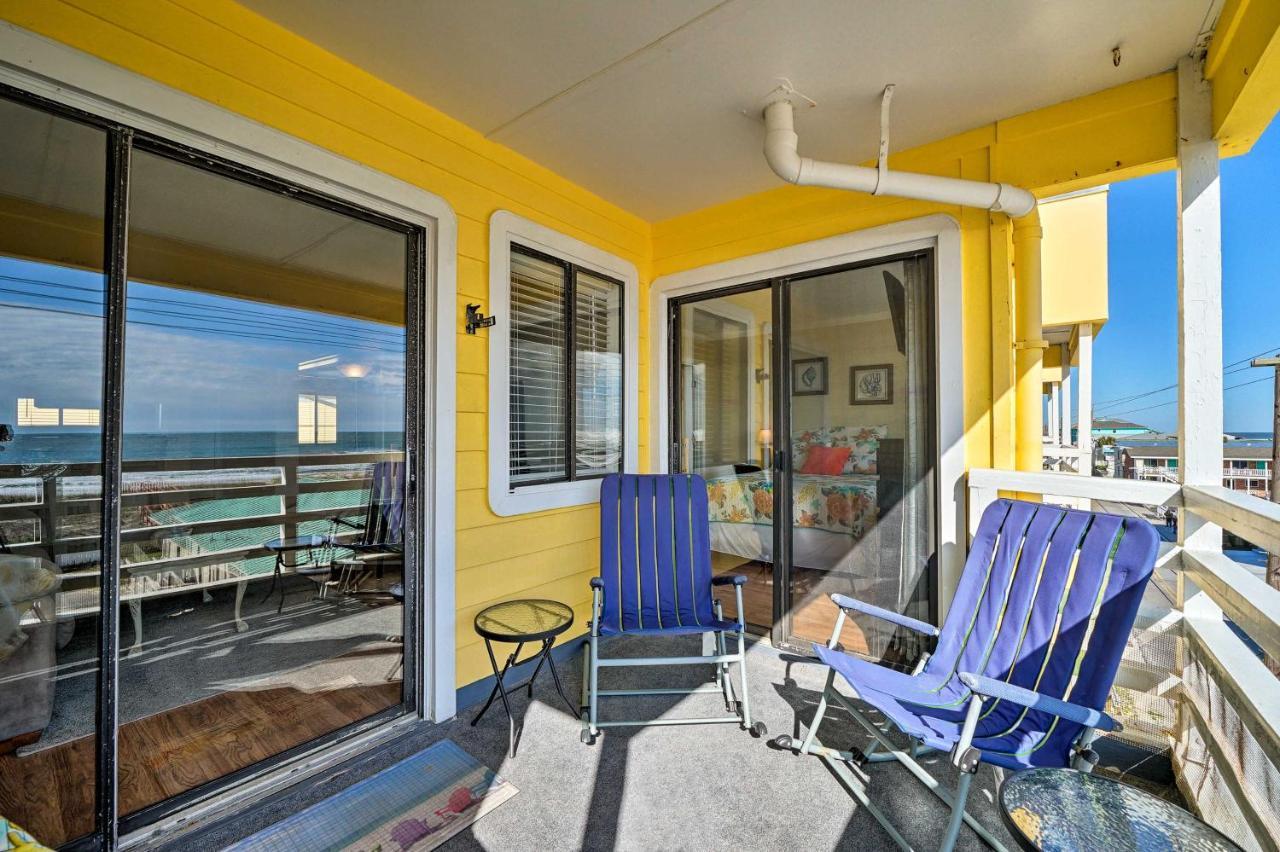 Breezy Beach Retreat With 180-Degree Ocean Views! Apartment แคโลไลนาบีช ภายนอก รูปภาพ